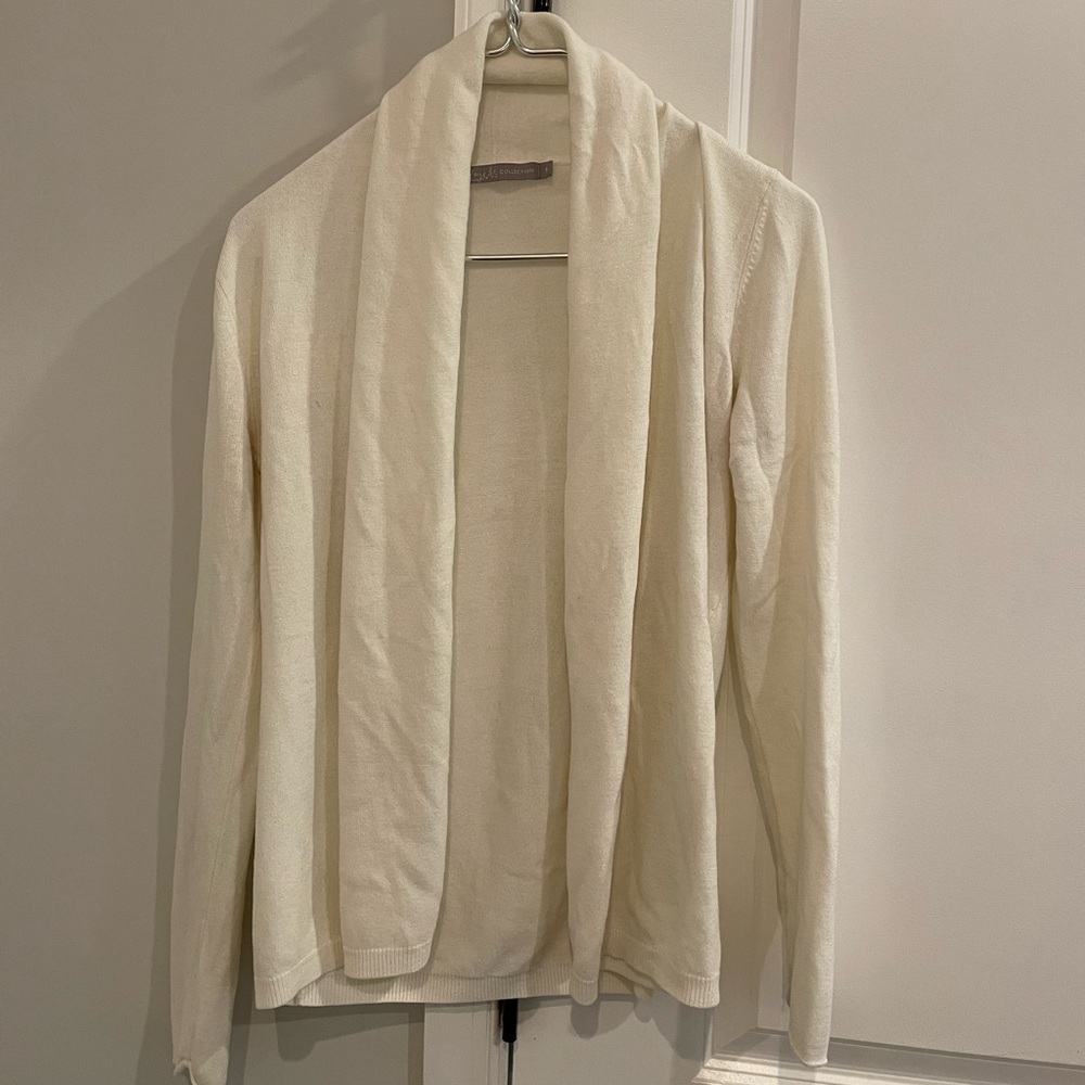 Cream shawl cardigan